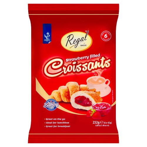 REGAL STRAWBERRY FILLED CROISSANTS 252g Main image
