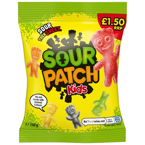SOUR PATCH KIDS SWEETS BAG £1.50 PMP 120G 120g Main image
