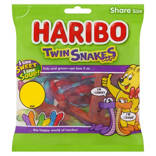 HARIBO TWIN SNAKES £1.25 154g