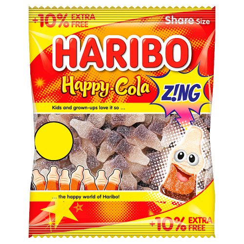 HARIBO HAPPY COLA ZING £1.25 154g