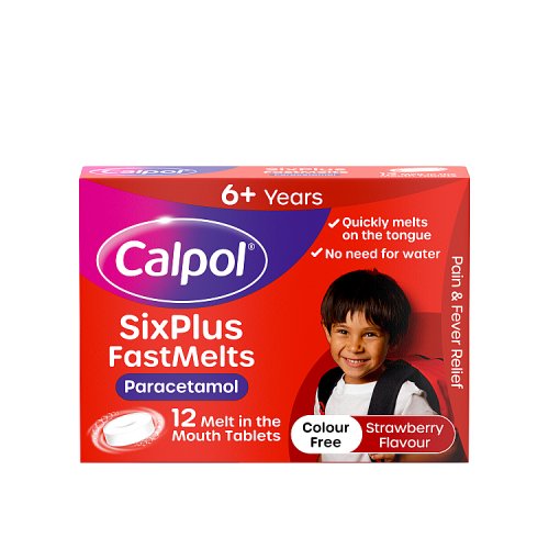 CALPOL 6 PLUS FAST MELTS 12s