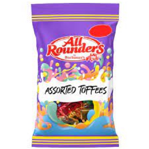 ALL ROUNDERS ASSORTED TOFFEES 100g