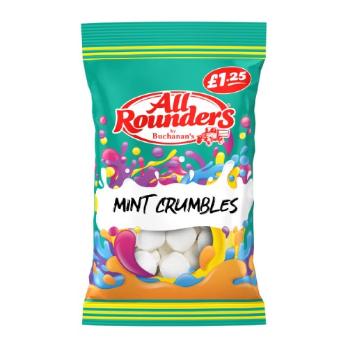 ALL ROUNDERS MINT CRUMBLES £1.25 110g