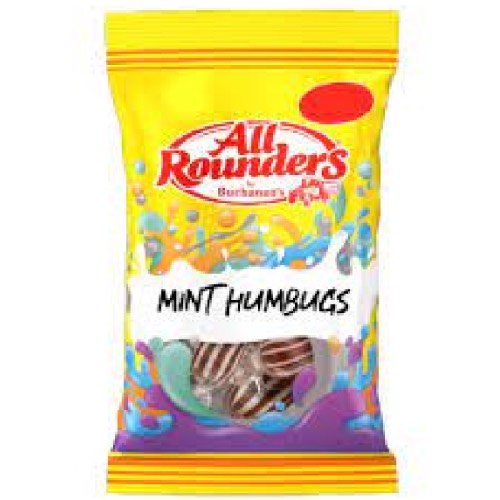 ALL ROUNDERS MINT HUMBUGS £1.25 110g