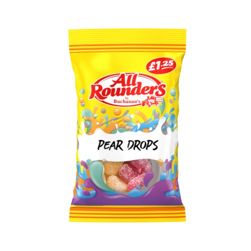 ALL ROUNDERS PEAR DROPS £1.25 110g Main image