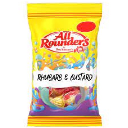 ALL ROUNDERS RHUBARB & CUSTARD £1.25 110g Main image