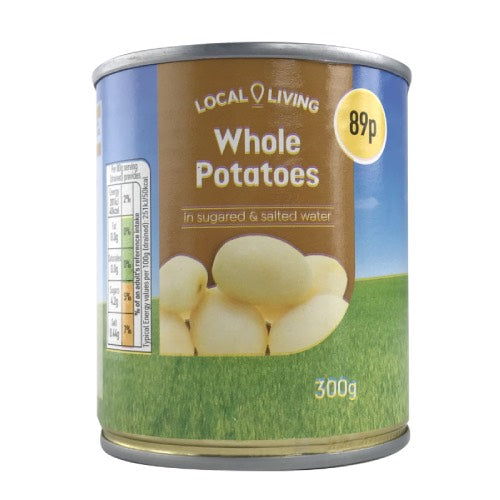 LOCAL LIVING POTATOES IN WATER 89P 300g Main image