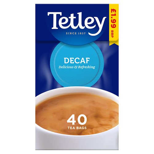 TETLEY DECAF TEA BAGS 40s