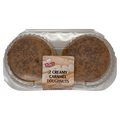 McGHEES CARAMEL CREAM DONUTS 2 PACK Main image