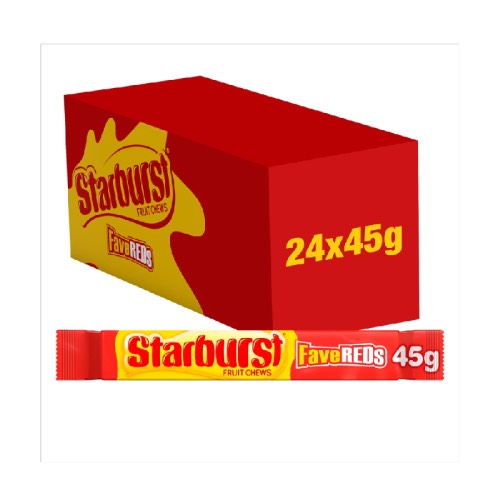STARBURST FAVE REDS CHEWS 65P 45g Main image