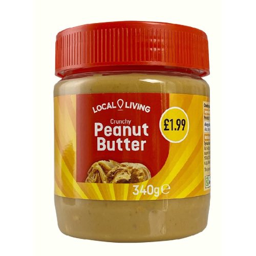 LOCAL LIVING PEANUT BUTTER CRUNCHY £1.99 340g Main image