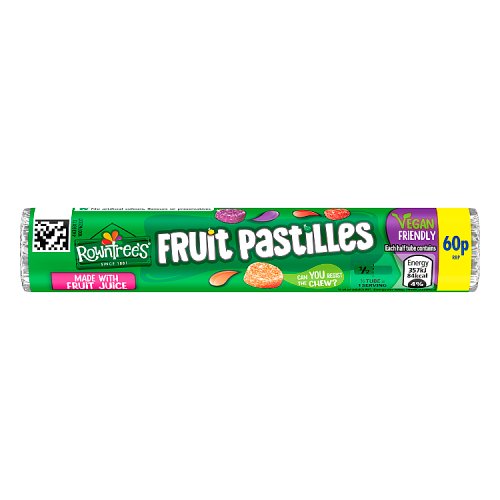 ROWNTREE FRUIT PASTILLES 60P 52.5g