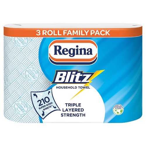REGINA BLITZ KITCHEN TOWEL 3ROLL
