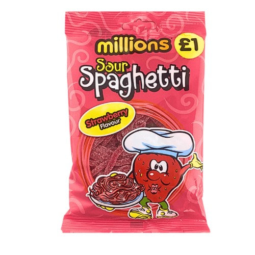 MILLIONS SOUR SPAGHETTI STRAWBERRY std Main image