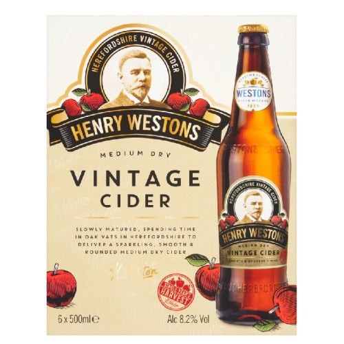 HENRY WESTON VINTAGE CIDER 500ML Main image