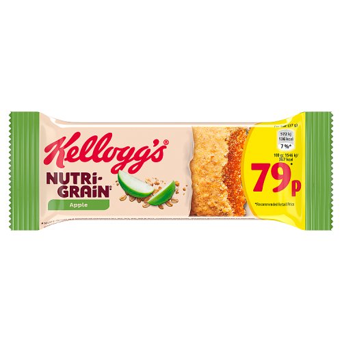 KELLOGGS NUTRI GRAIN APPLE 79P 37g
