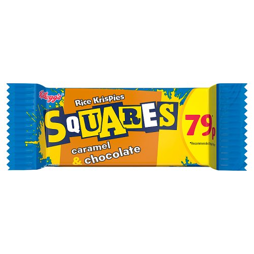 KELLOGGS RICE KRISPIES CHOC CARAMEL SQUARES 79P 36G