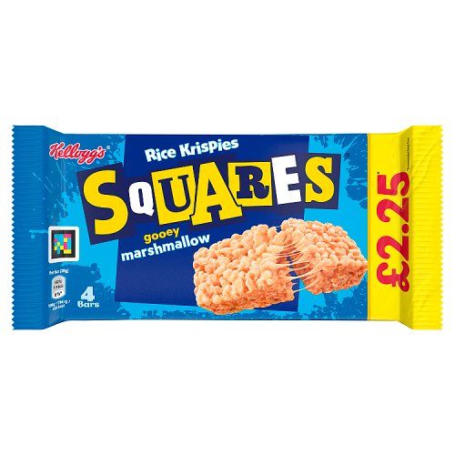 KELLOGGS RICE KRISPIES SQUARES MARSHMALLOWS £2.25 28g