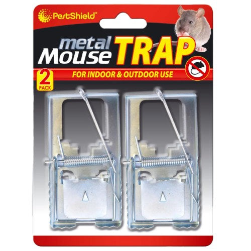 PET SHEILD METAL MOUSE TRAPS 2s