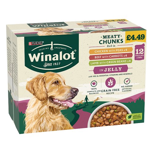 WINALOT POUCH MIXED VARIETY CIJ [12 PACK] 12X100