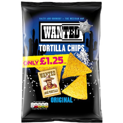 WANTED TORTILLA SALT £1.25 125g Main image