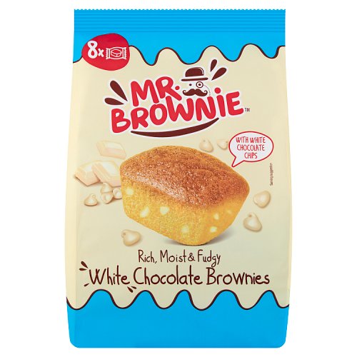 MR BROWNIE WHITE CHOC BROWNIES 200g Main image