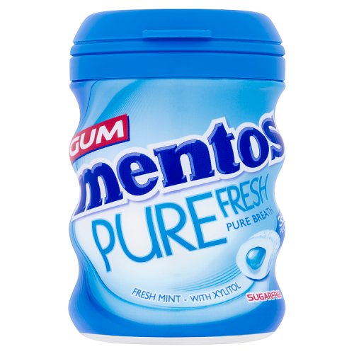 MENTOS GUM PURE FRESH FRESHMINT BOTTLE £2 70g Main image