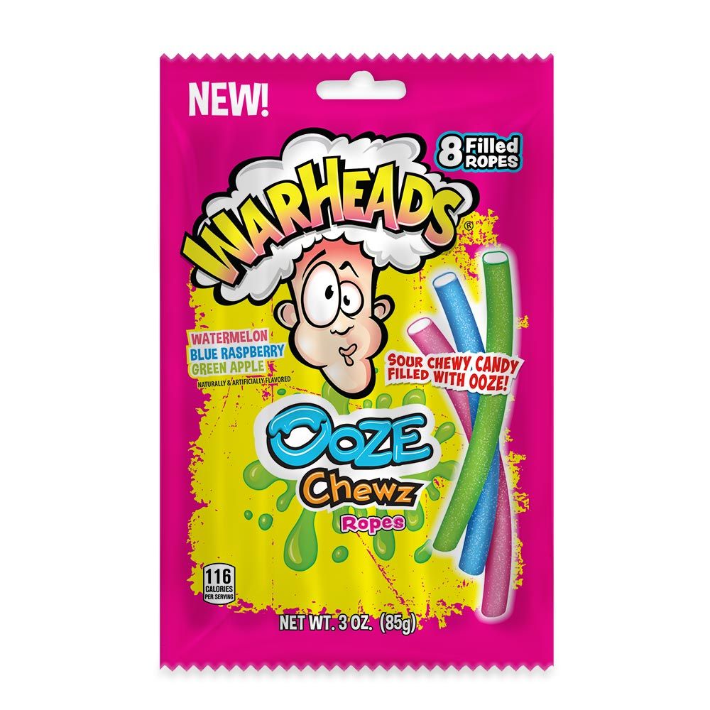 Warheads Ooze Chews Ropes 85g