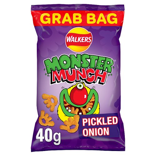 WALKERS MONSTER MUNCH PICKLED ONION 40g