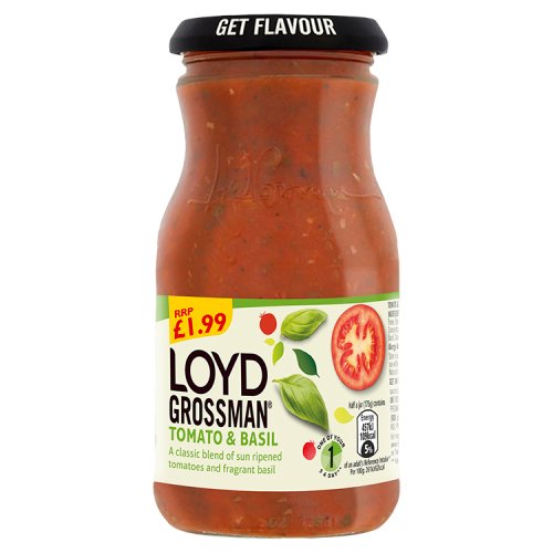 LOYD GROSSMAN TOMATO & BASIL 350g