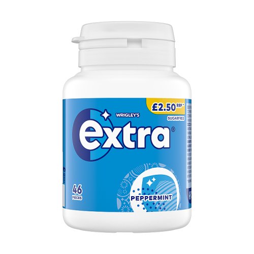 WRIGLEY EXTRA PEPPERMINT BOTTLE 46s
