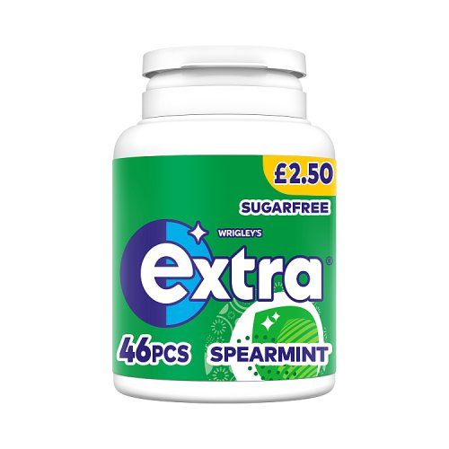 WRIGLEY EXTRA SPEARMINT BOTTLE £2.50 46s Main image