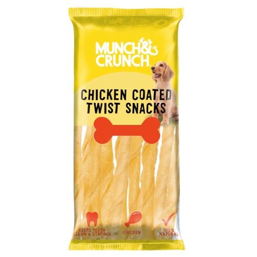 MUNCH & CRUNCH CHICKEN COATED TWIST STICKS 1s Main image