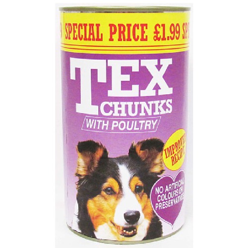 TEX CHUNKS POULTRY DOG FOOD 1.2kg Main image