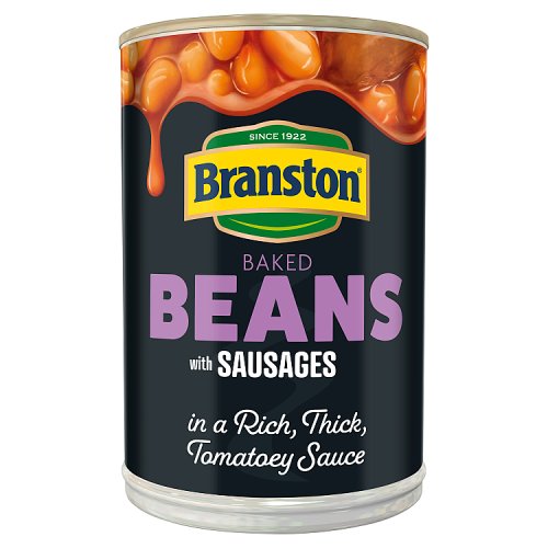BRANSTON BEANS & SAUSAGES 405G