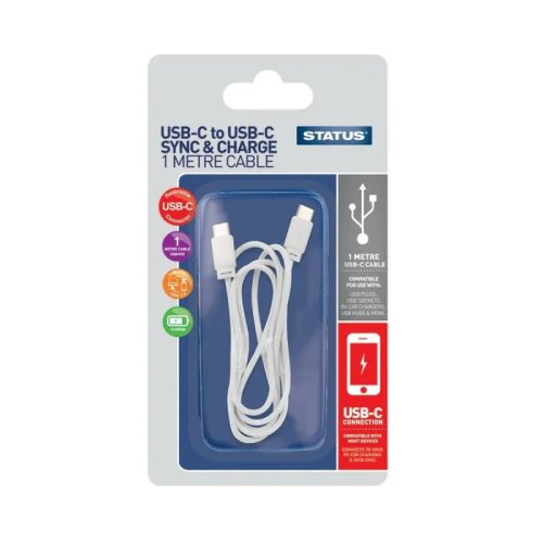 STATUS USB C SYNC & CHARGING CABLE 1M 1s Main image