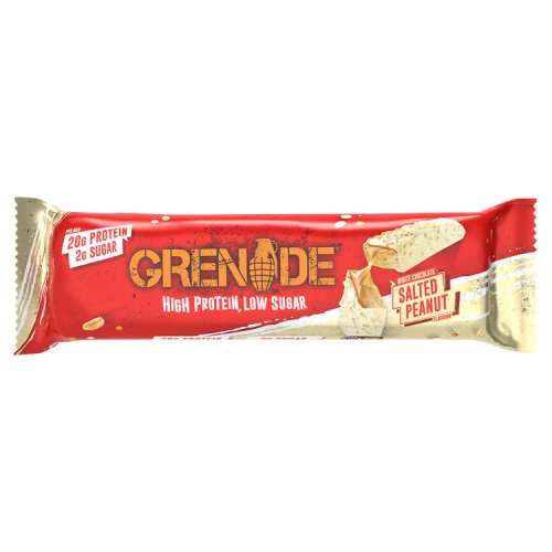 GRENADE BAR WHITE CHOCOLATE SALTED PEANUT 60g