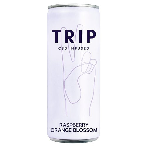 TRIP RASPBERRY ORANGE BLOSSOM CBD DRINK 250ML