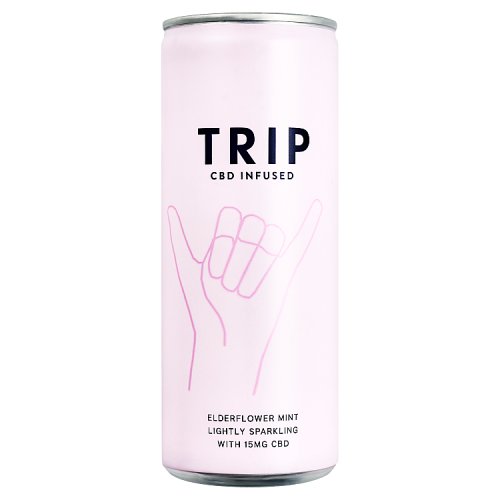 TRIP ELDERFLOWER MINT CBD DRINK 250ML Main image