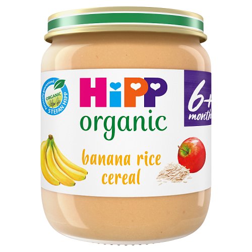 HIPP ORGANIC BANANA RICE CEREAL 125G Main image