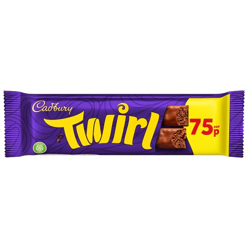 CADBURY TWIRL CHOCOLATE BAR 75P 43g Main image