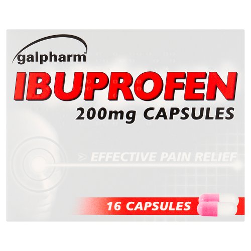 GALPHARM IBUPROFEN CAPSULES 16S