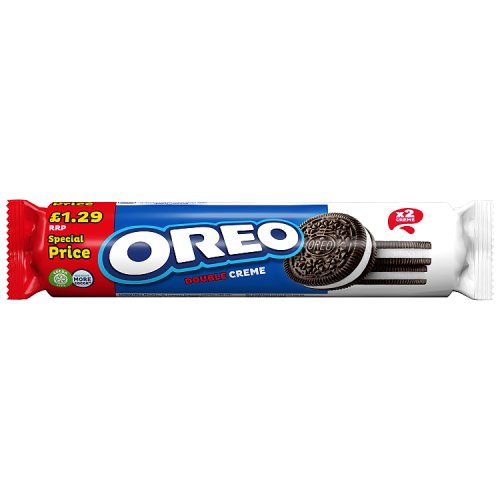 OREO DOUBLE CRÈME BISCUITS £1.29 PMP 154g