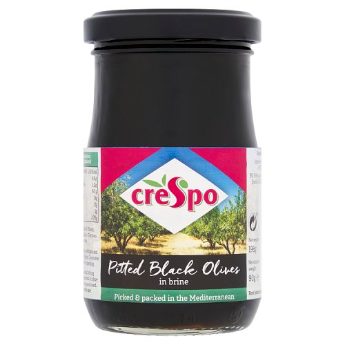 CRESPO PITTED BLACK OLIVES 198G Main image
