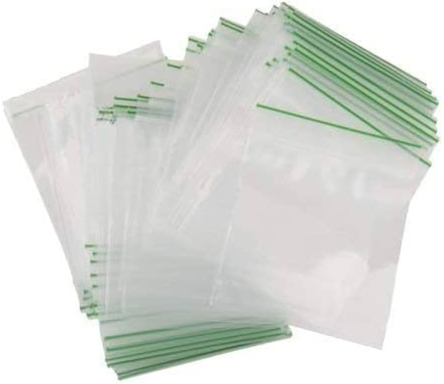 Clear Zipper Baggies 1000 Pack