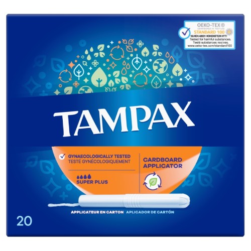 TAMPAX SUPER PLUS BLUE BOX 20s Main image