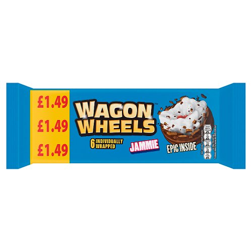 WAGON WHEELS JAMMIE £1.49 6 PACK