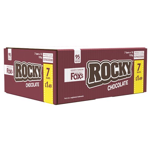 FOXS ROCKY CHOCOLATE BAR £1.49 7pk Main image