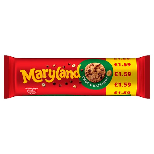 MARYLAND CHOC CHIP & NUT COOKIES £1.59 200g Main image