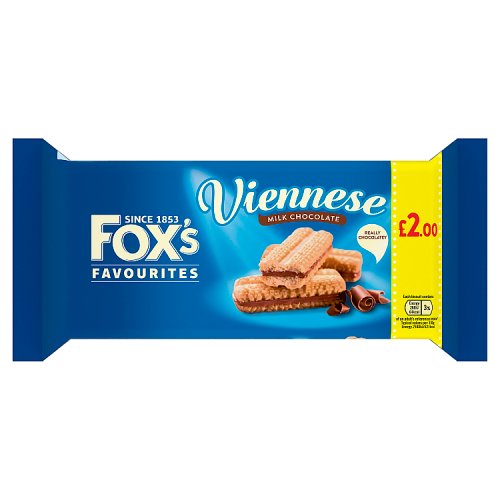 FOXS CHOCOLATE VIENNESE £2 120g